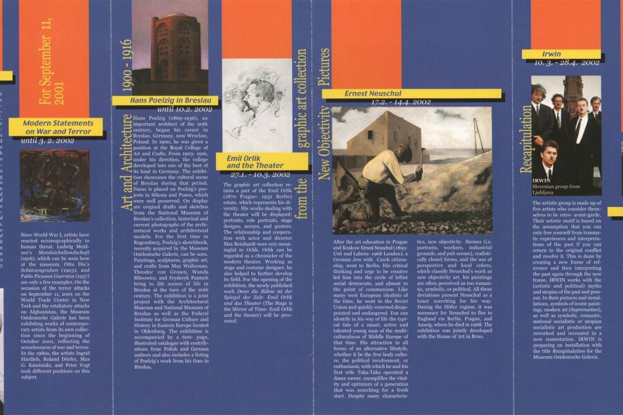 Program of exhibition 2002